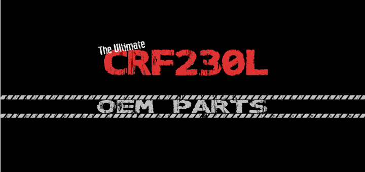 Common CRF230L OEM Part Numbers